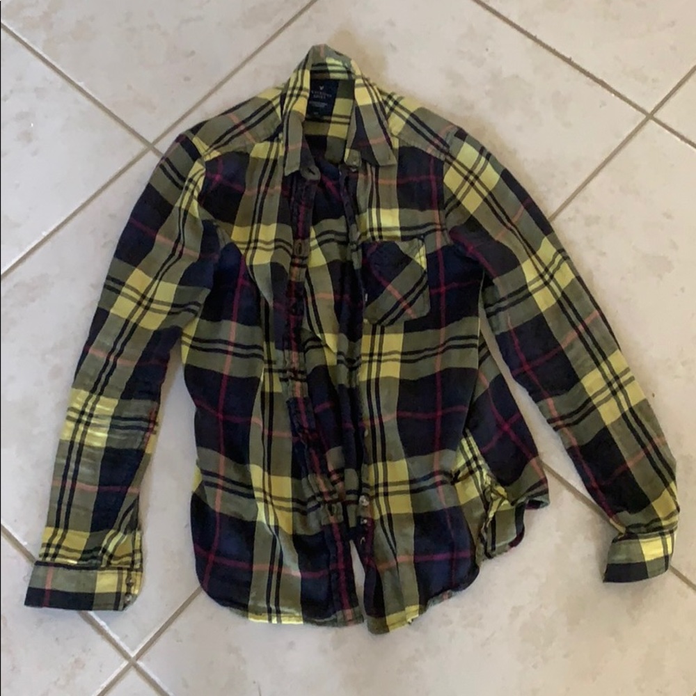 American eagle boyfriend shirt